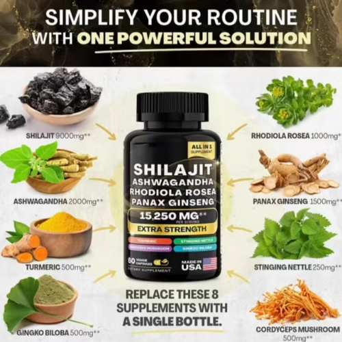 pure shilajit 8 in 1 - شيلاجيت نقي 8 في 1