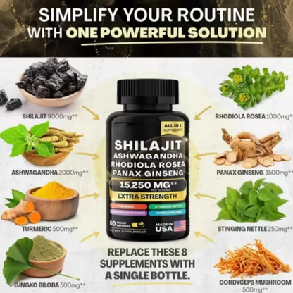 pure shilajit 8 in 1 - شيلاجيت نقي 8 في 1